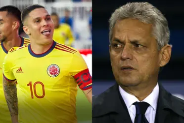 El colombiano Juan Fernando Quintero estaba de acuerdo con salir del partido por sus problemas musculares, pero tendría una molestia con Rueda por un motivo.