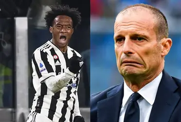 El colombiano le demostró a su entrenador con su reciente gol olímpico y lo bien que jugó; que estaba equivocado al condenarlo al banquillo de la Juventus. Massimiliano Allegri reaccionó.