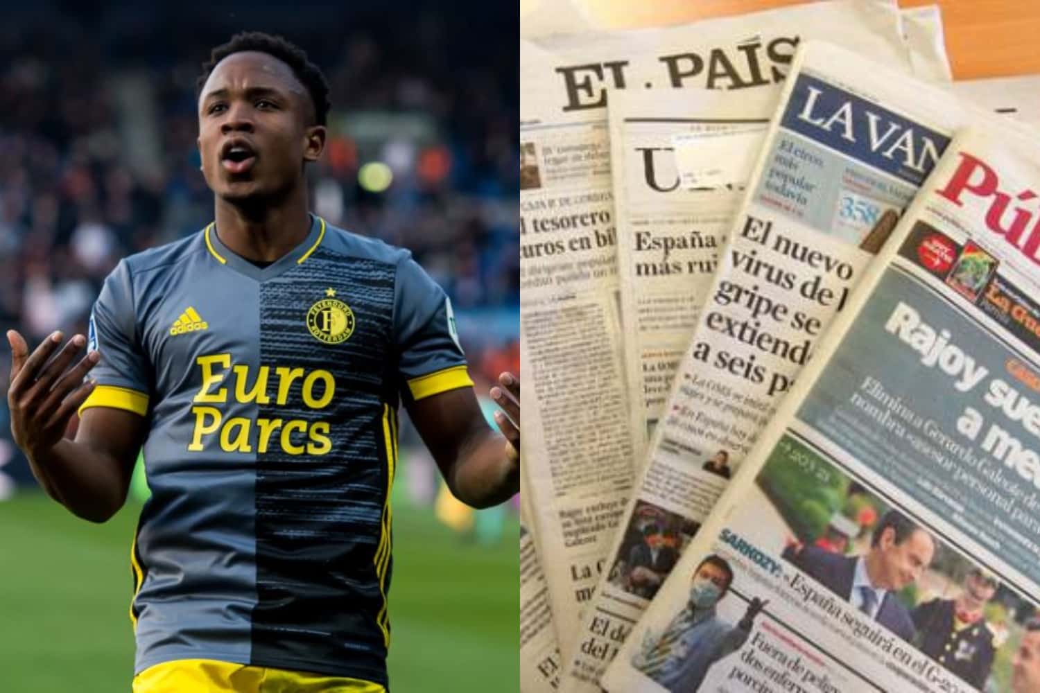 El colombiano le dio la victoria a Feyenoord tras marcar el segundo gol ante Ultrecht en la liga de Países Bajos.