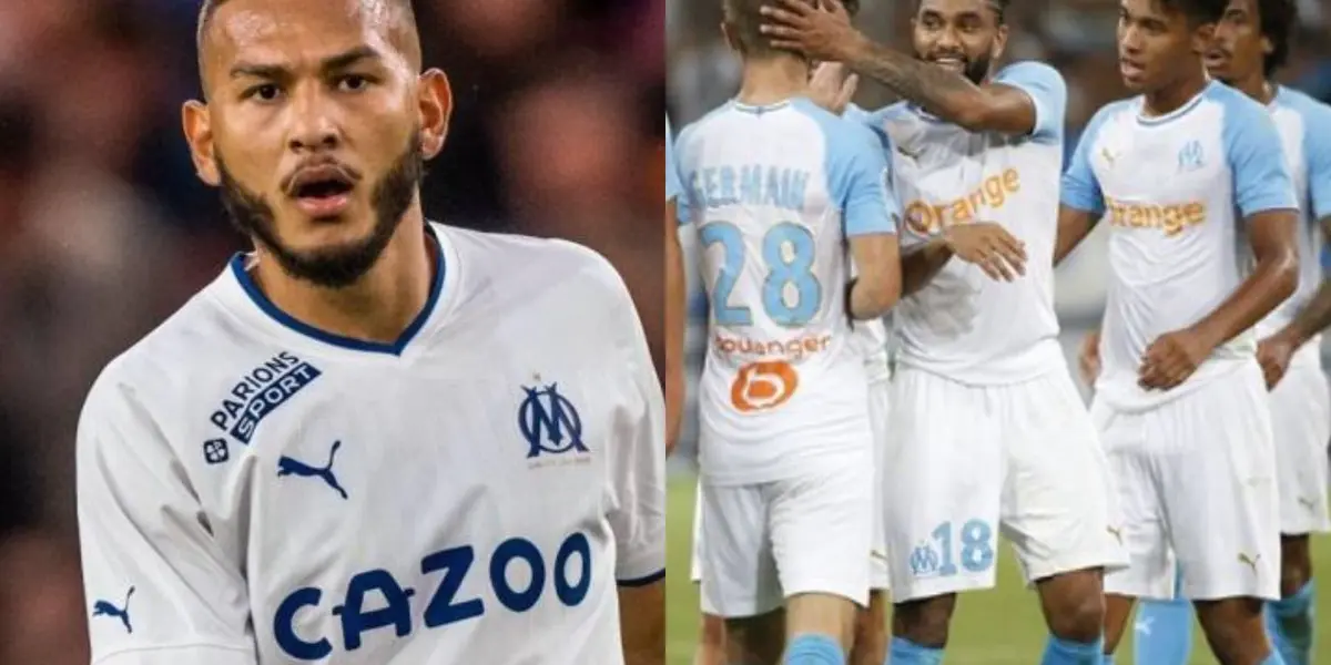 El colombiano llegó esta temporada al club Olympique Marsella donde viene mostrando un buen rendimiento