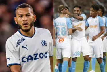 El colombiano llegó esta temporada al club Olympique Marsella donde viene mostrando un buen rendimiento