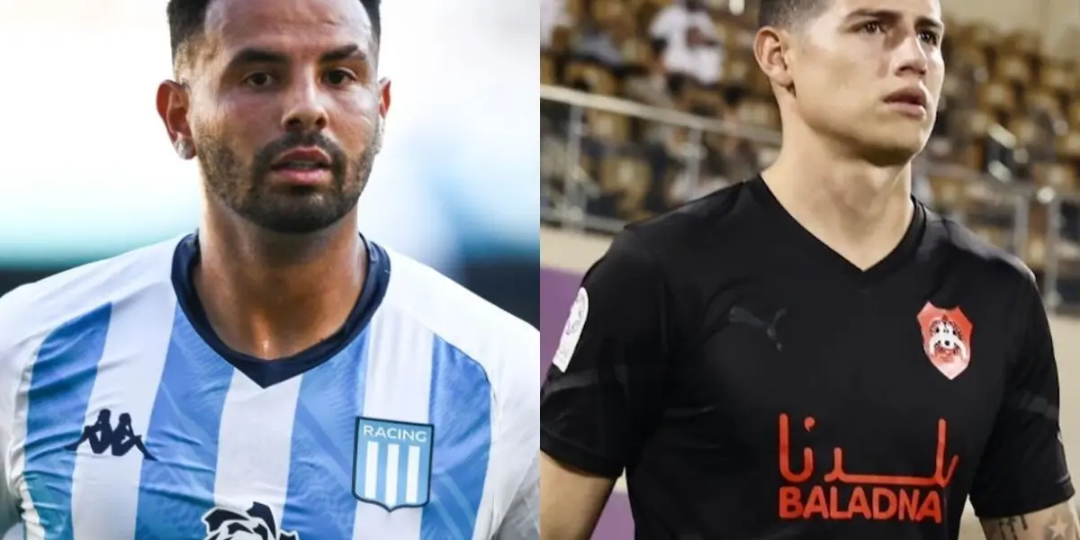 El colombiano llegó esta temporada al club Racing tras su paso por Boca Juniors