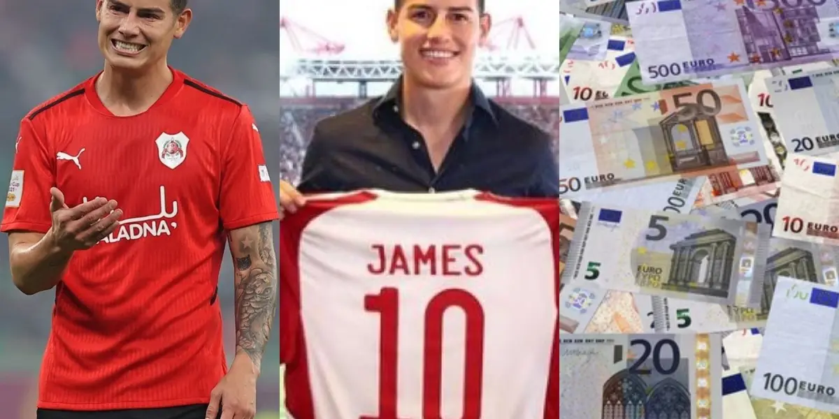 El colombiano logró salir del club de Catar tras pagar una millonaria cifra