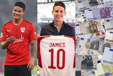 El colombiano logró salir del club de Catar tras pagar una millonaria cifra
