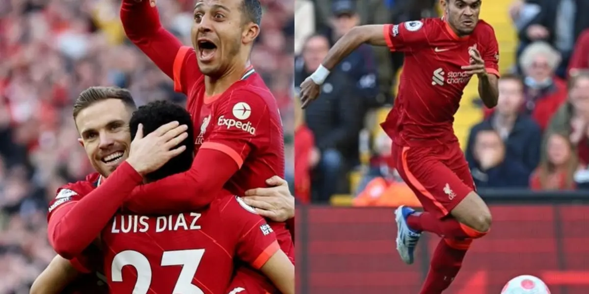 El colombiano Luis Díaz apareció en una foto junto a uno de sus compañeros de ataque, uno que cuando se junta con el colombiano hace estragos.