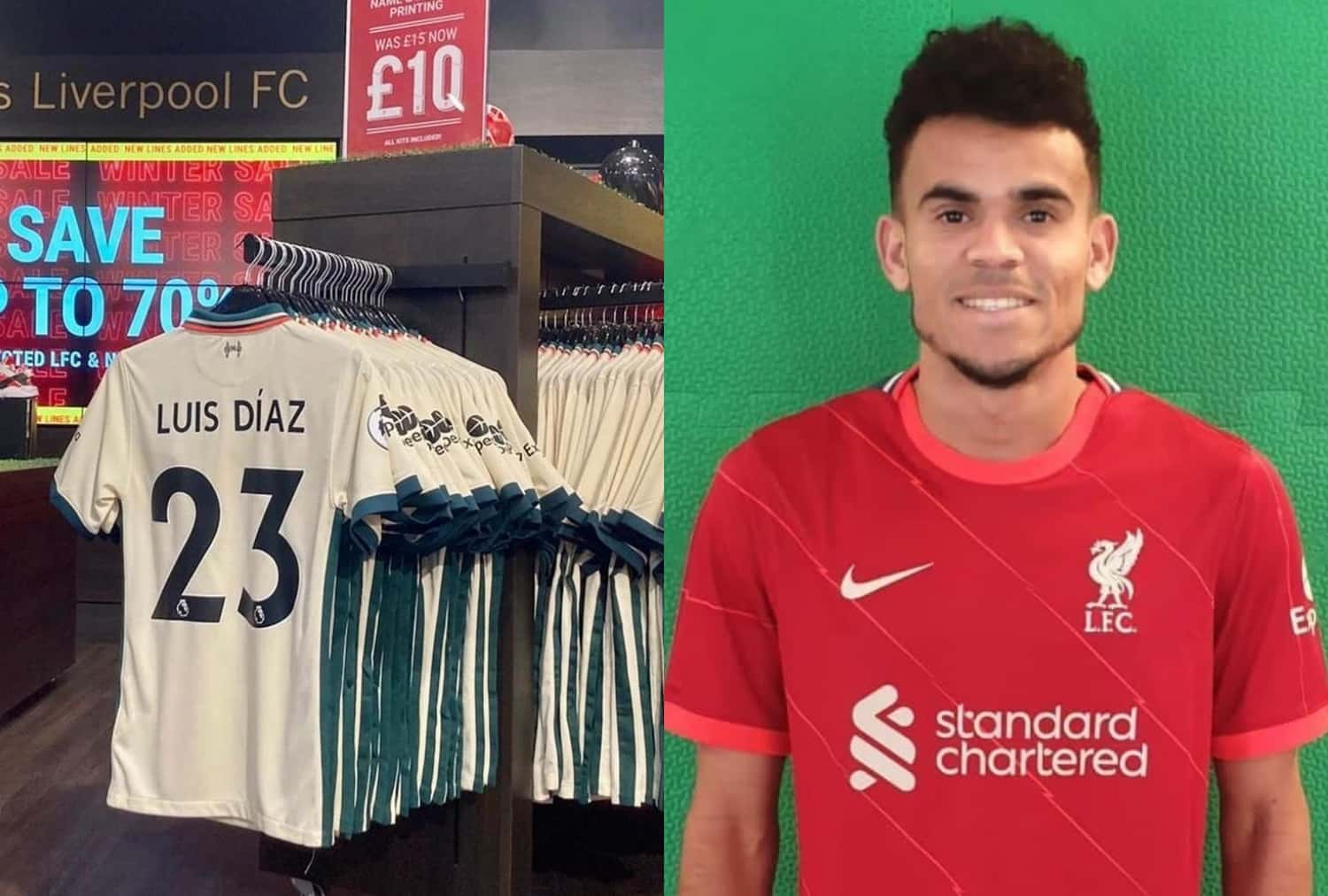 El colombiano Luis Díaz es el nuevo jugador del Liverpool y antes de llegar a Inglaterra ya está haciéndole ganar millones a su nuevo club.