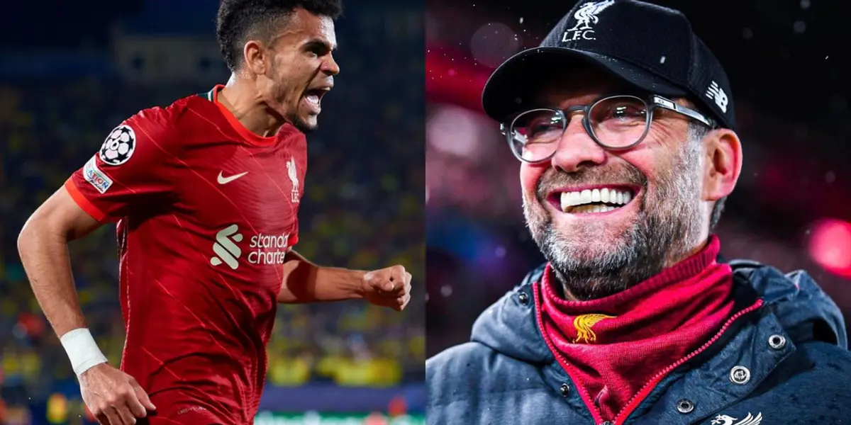 El colombiano Luis Díaz fue el jugador clave para Jürgen Klopp contra el Villarreal en la Champions League.