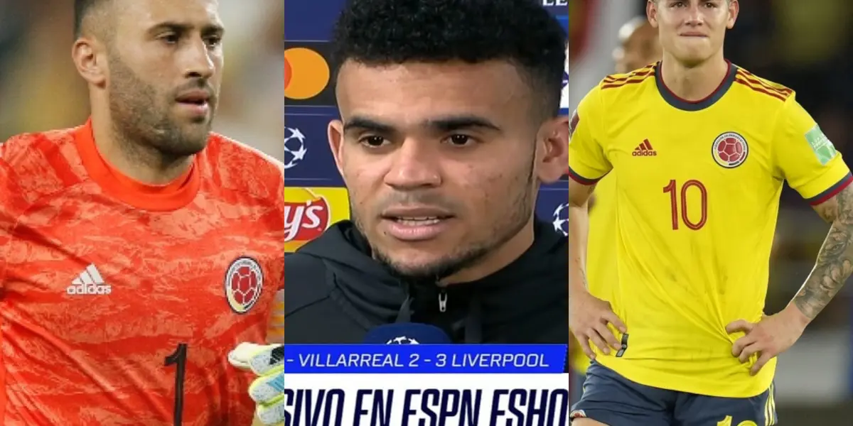 El colombiano Luis Díaz fue entrevistado en España y sin querer le mandó un mensaje a los dos capitanes de la Selección Colombia.
