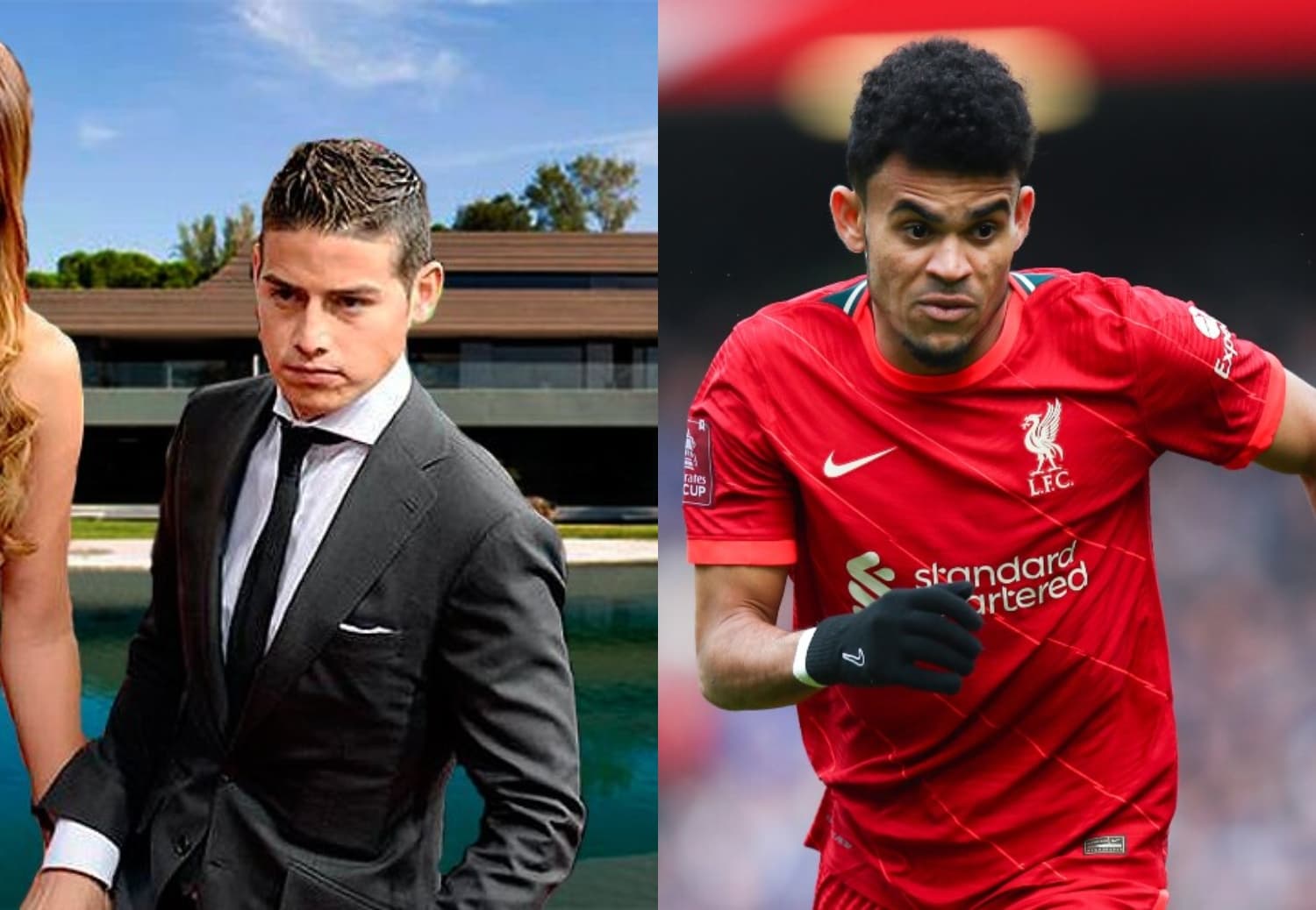 El colombiano Luis Díaz no ha querido dejarse seducir por los lujos que envuelven a su paisano James Rodríguez.