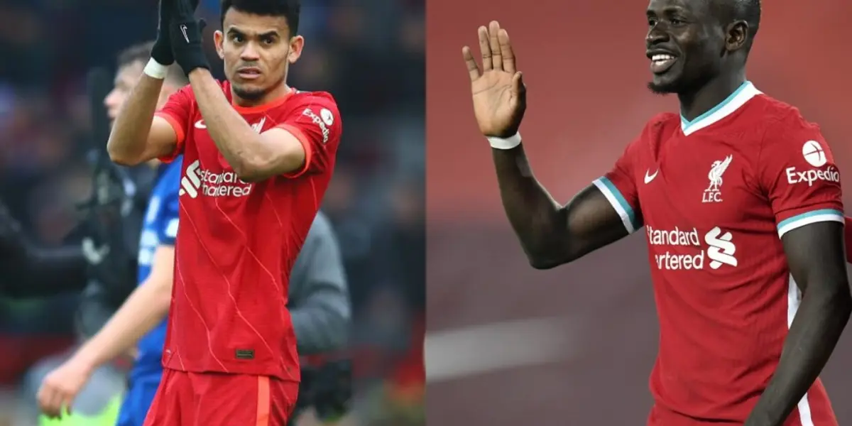 El colombiano Luis Díaz le mostró su apoyo a Sadio Mané en un fallo garrafal del senegalés.