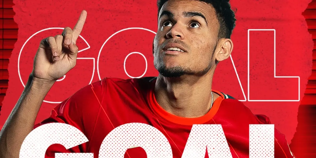 El colombiano Luis Díaz marcó su primer gol con el Liverpool e hizo que el estadio se rindiera a sus pies.