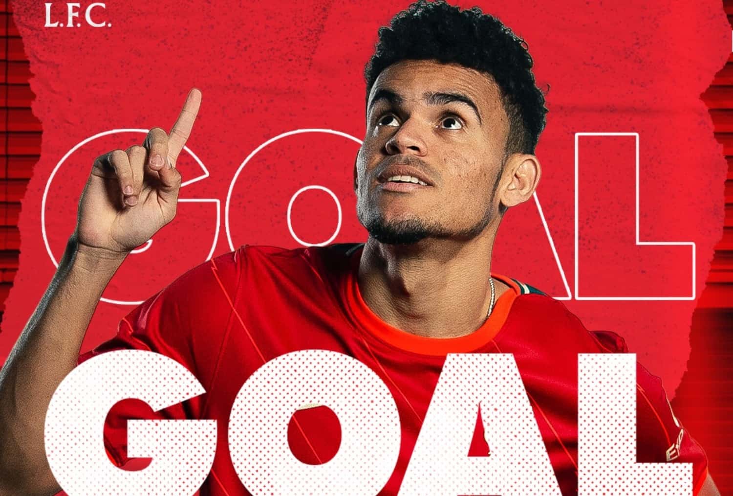 El colombiano Luis Díaz marcó su primer gol con el Liverpool e hizo que el estadio se rindiera a sus pies.