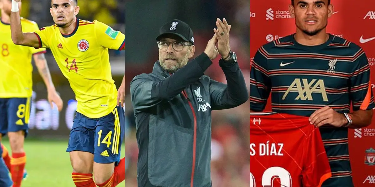 El colombiano Luis Díaz perdió una importante oportunidad en Inglaterra; conocer a quién sería su próximo entrenador en un futuro con el Liverpool.