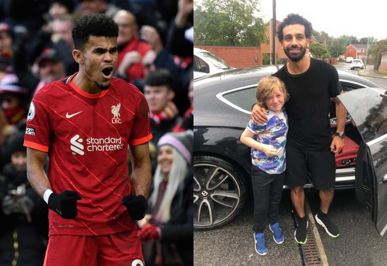 El colombiano Luis Díaz ahora que brilla en Inglaterra puede darse lujos como sus compañeros de equipo en el Liverpool.