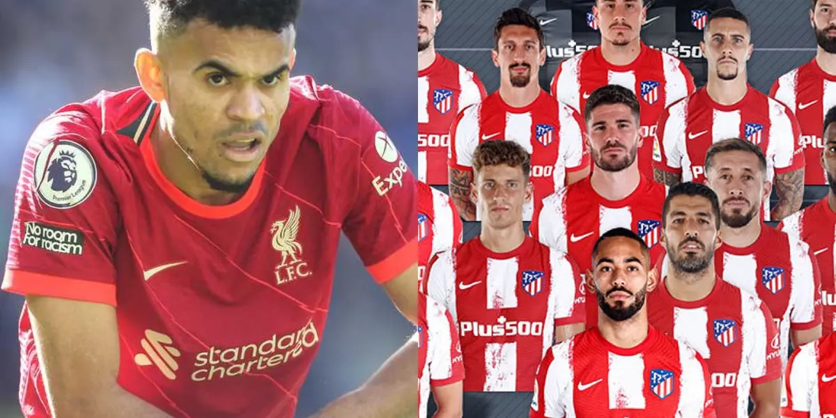 El colombiano Luis Díaz se frotó las manos porque espera enfrentarse contra el Atlético de Madrid en los cuartos de final de la Champions League.