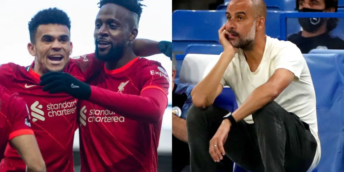 El colombiano Luis Díaz sigue dando de qué hablar y su rendimiento le ocasiona incluso problemas al Manchester City de Pep Guardiola.