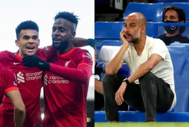 El colombiano Luis Díaz sigue dando de qué hablar y su rendimiento le ocasiona incluso problemas al Manchester City de Pep Guardiola.