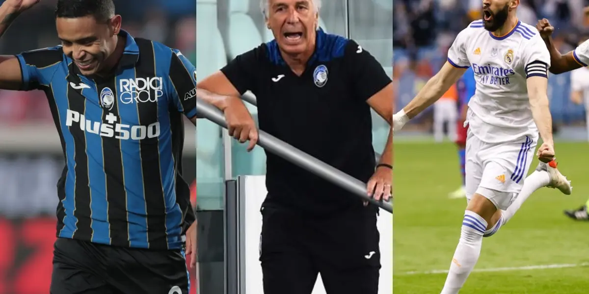 El colombiano Luis Muriel marcó un doblete en la Europa League y su entrenador se quedó perplejo.