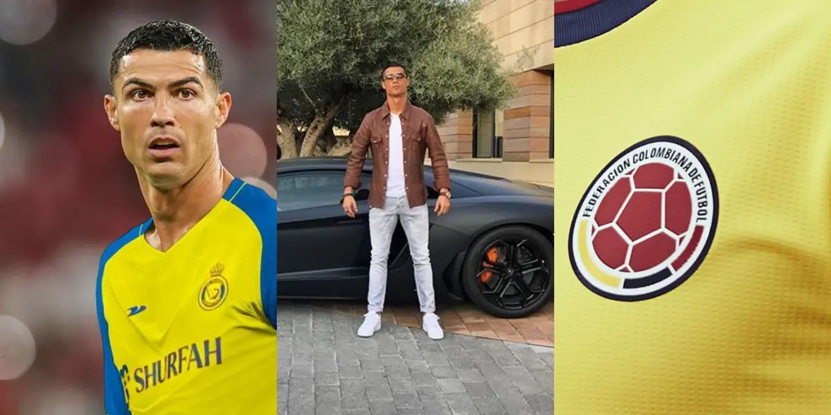 El colombiano maneja el mismo modelo de auto que tiene Cristiano Ronaldo.