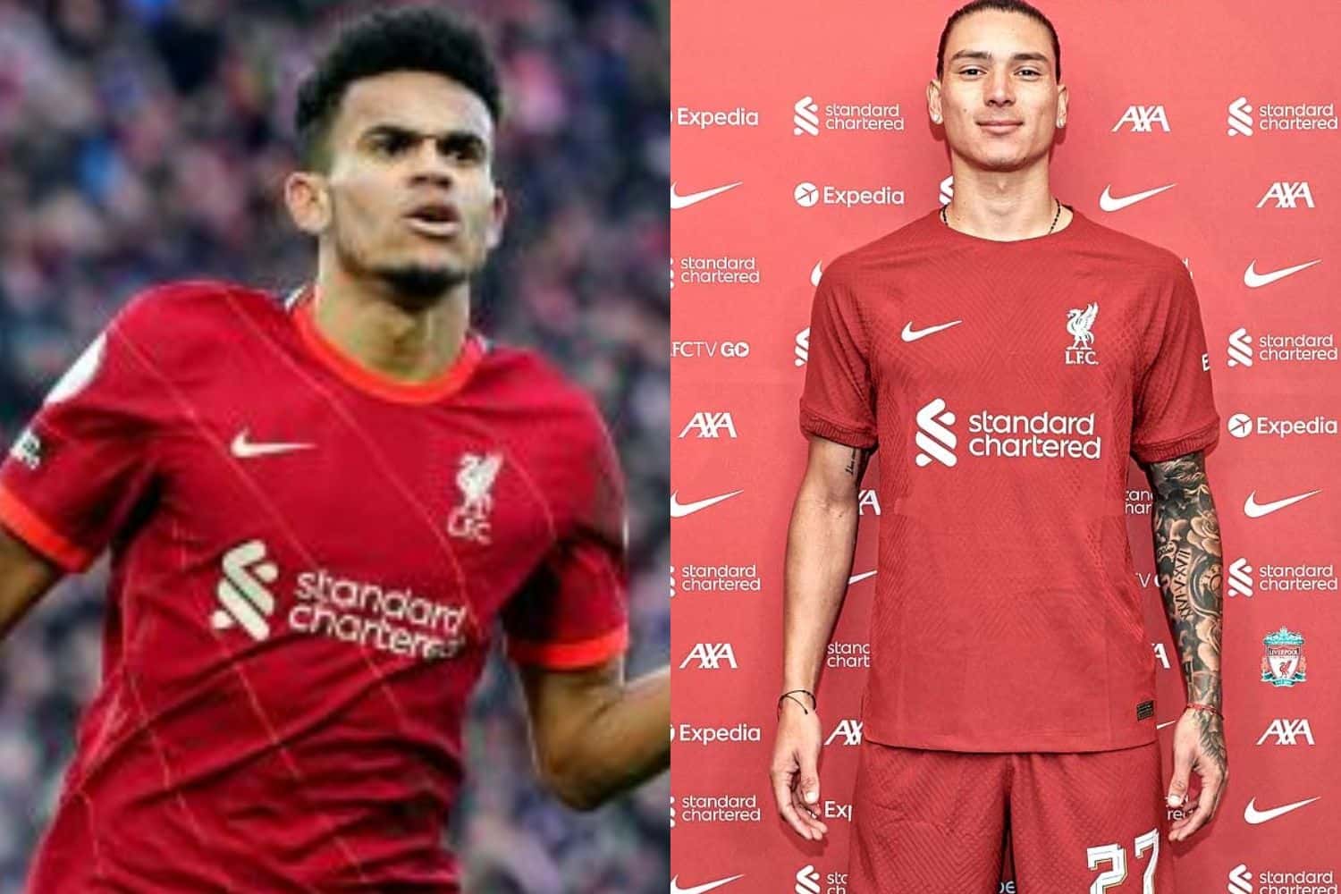 El colombiano marcó doblete en la goleada 9-0 de Liverpool ante Bournemouth