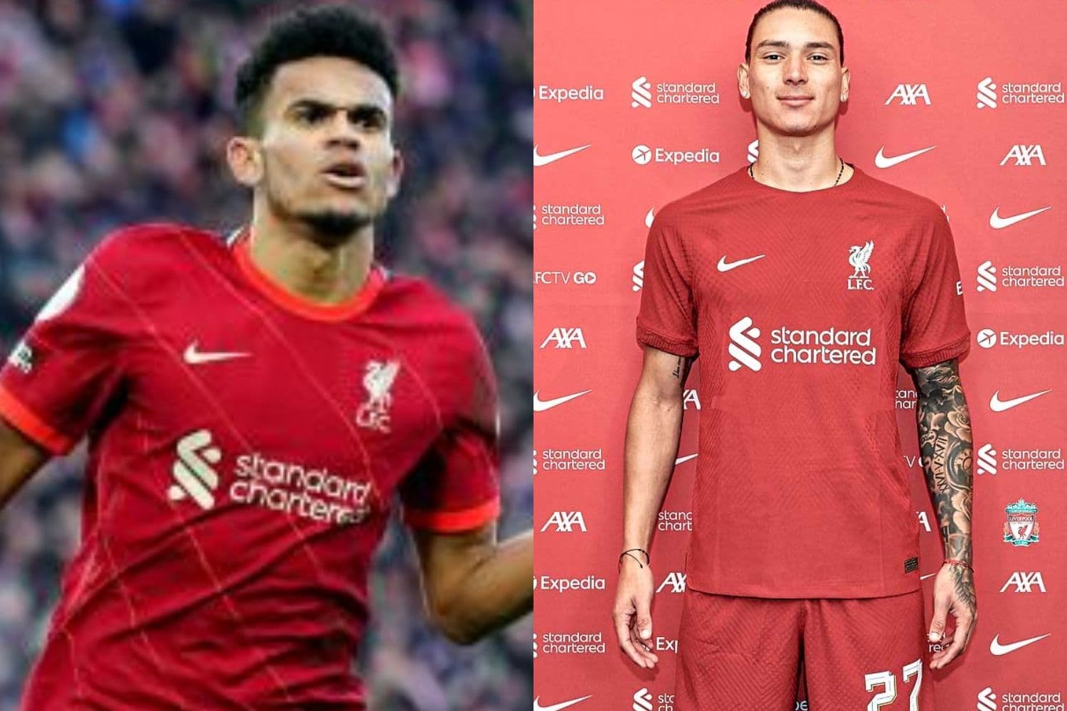 El colombiano marcó doblete en la goleada 9-0 de Liverpool ante Bournemouth