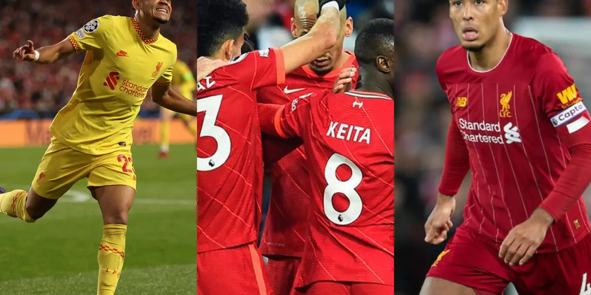 El colombiano marcó el tercer gol en la victoria de Liverpool ante Benfica en Champions League y Roberto Firmino fue el jugador que más se alegró, lo felicitó y luego habló con Díaz.