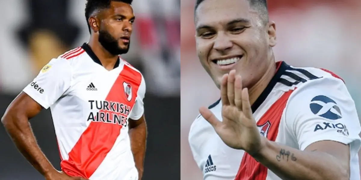 El colombiano Miguel Ángel Borja no vive un buen presente en River Plate por su rendimiento irregular