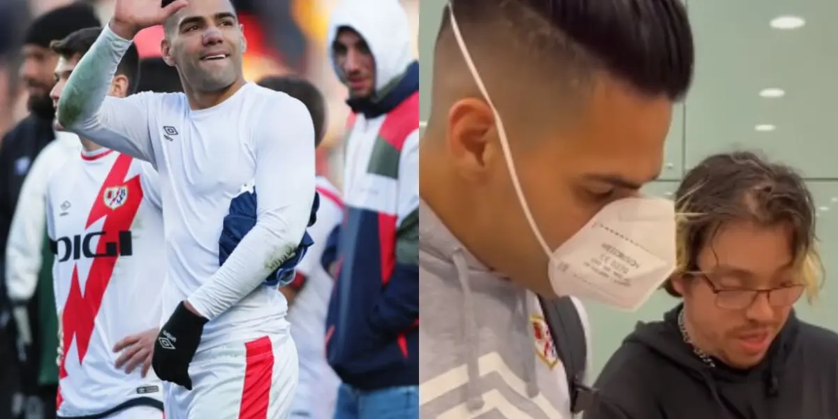 El colombiano protagonizó un hecho con un hincha y dejó claro una vez más que es un ser humano más que humilde.