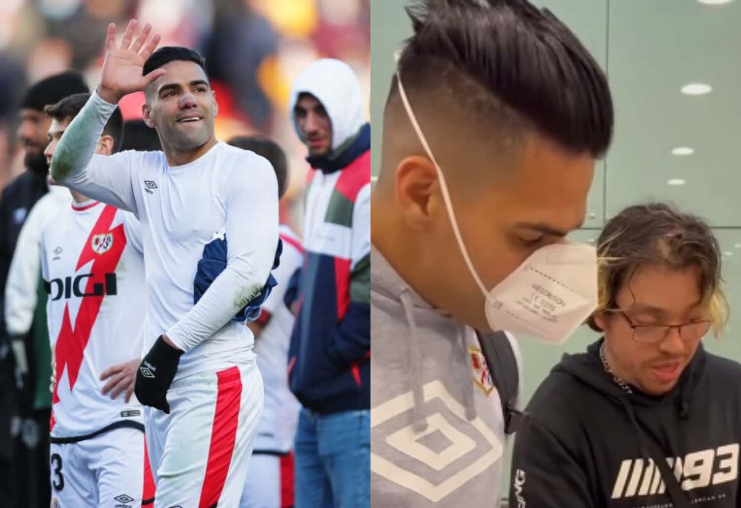 El colombiano protagonizó un hecho con un hincha y dejó claro una vez más que es un ser humano más que humilde.