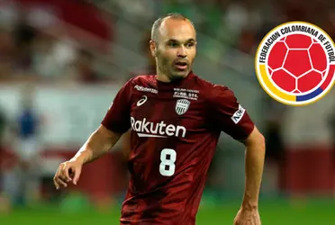 El colombiano que pudo llegar a jugar con Andrés Iniesta en Japón pero decidió fichar por un club que pelea el descenso ¿Fue la mejor decisión?