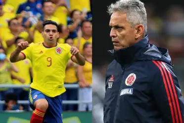 El colombiano Radamel Falcao fue excluido de la titular de la Selección Colombia contra Argentina. 