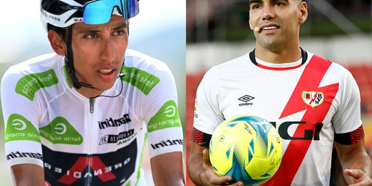 El colombiano Radamel Falcao se solidarizó de inmediato con Egan Bernal y pondría a disposición del ciclista algo para su recuperación. 
