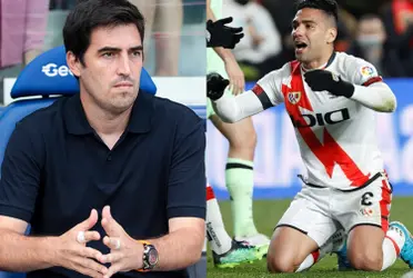 El colombiano Radamel Falcao volvió a irse sin marcar en España y su entrenador no lo está aprovechando al 100%.