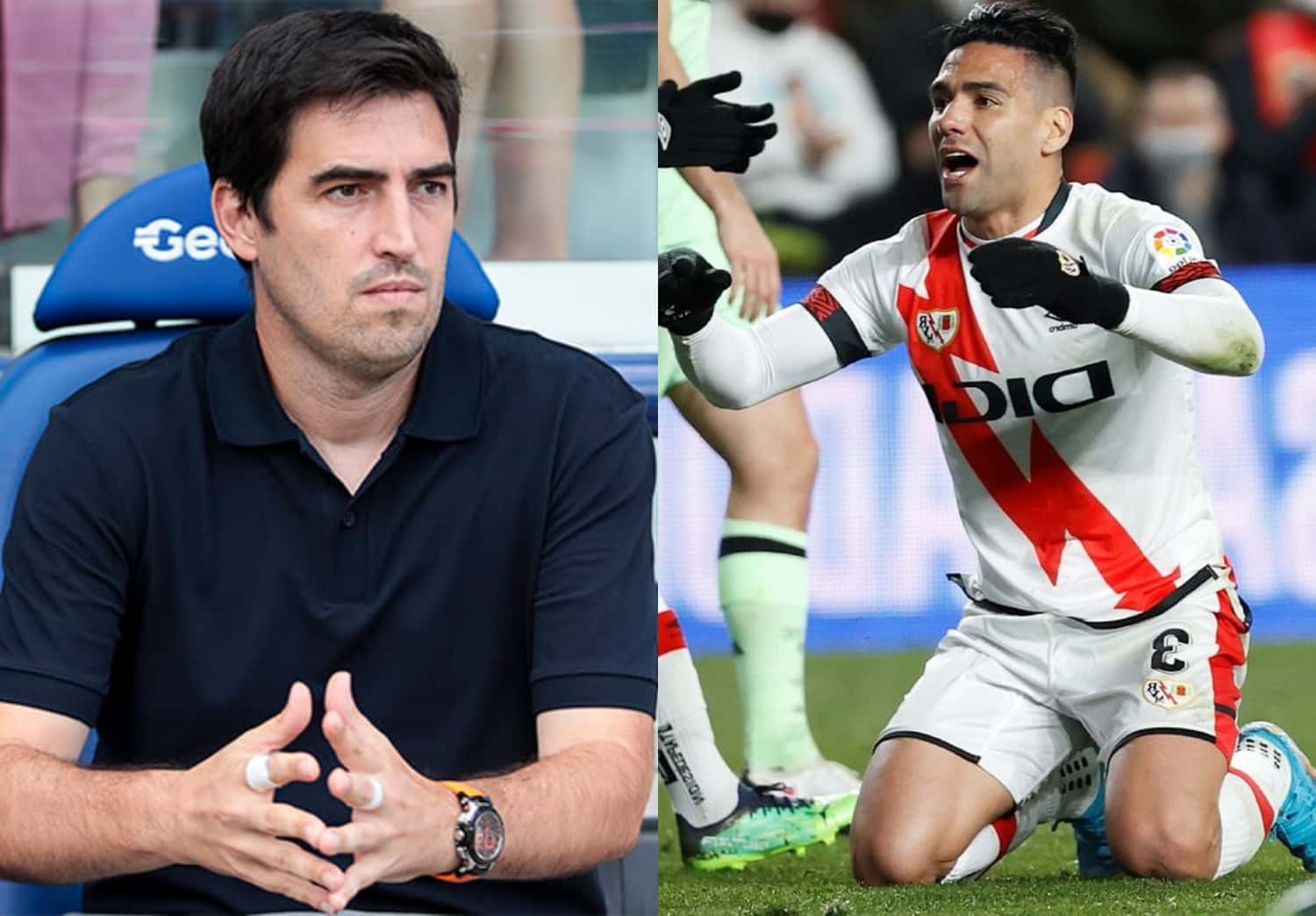 El colombiano Radamel Falcao volvió a irse sin marcar en España y su entrenador no lo está aprovechando al 100%.
