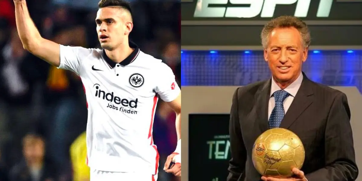 El colombiano Rafael Santos Borré goleó al FC Barcelona.