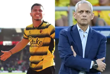 El colombiano Reinaldo Rueda está frente a un duro dilema sobre la convocatoria de Juan Camilo Hernández a la Selección Colombia.