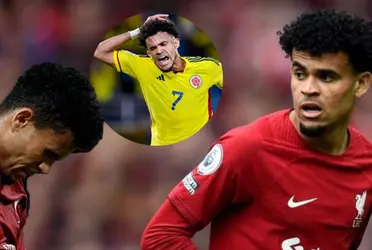 El colombiano se unió al Liverpool tras disputar la doble fecha FIFA de la eliminatoria sudamericana rumbo al próximo Mundial
