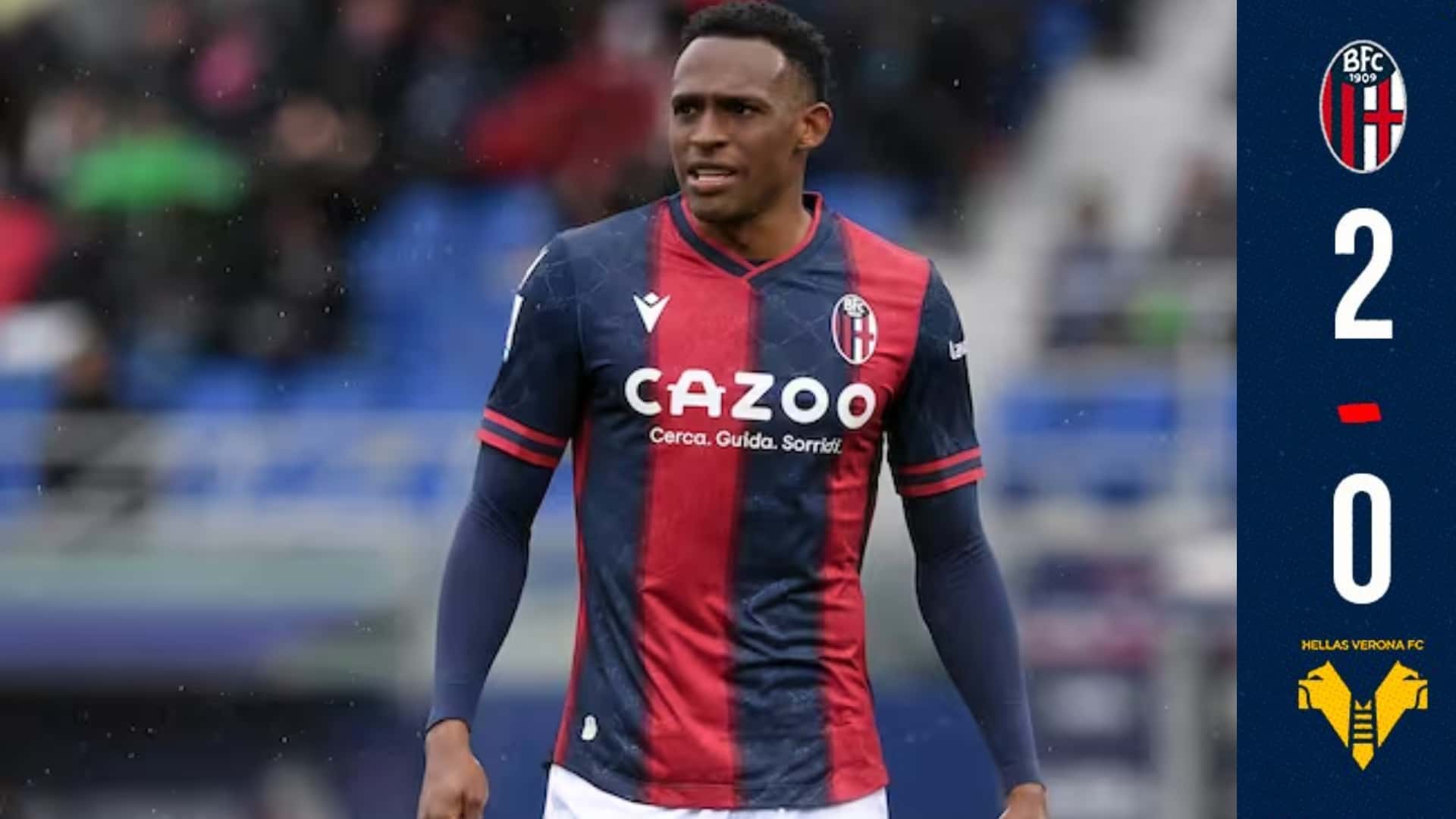 El colombiano sigue en gran forma en Italia (Foto tomada de Caracol Radio y redes de Bolonia)