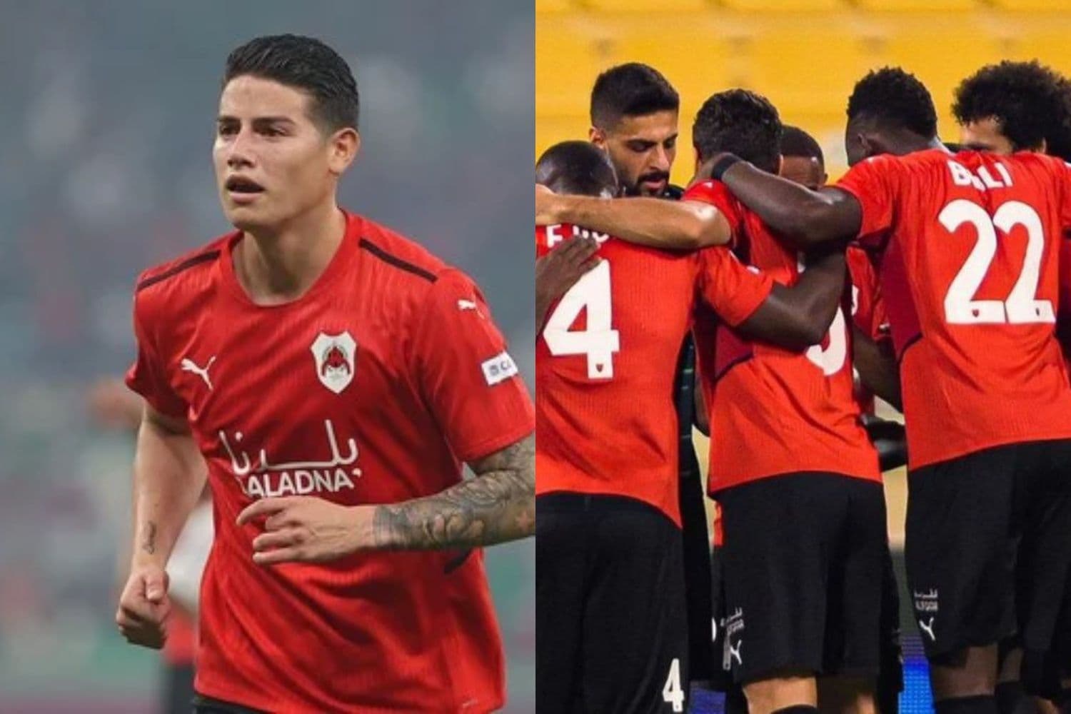 El colombiano sigue esperando fichar por un club de Europa y salir del equipo catarí