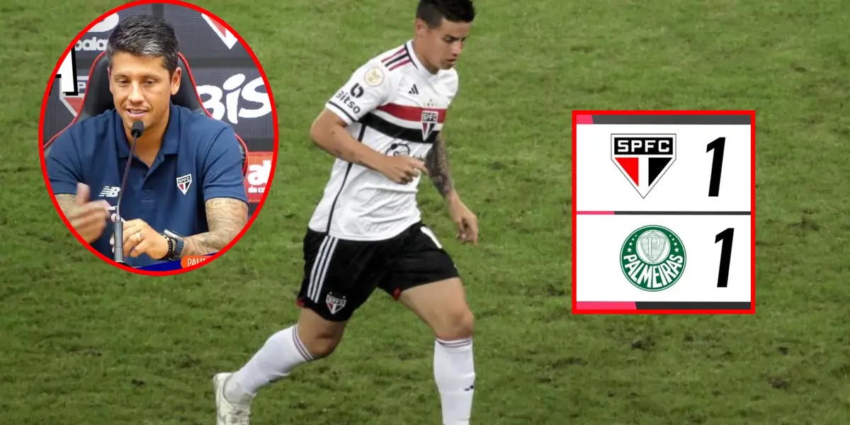 El colombiano sumó su segundo partido con Sao Paulo esta temporada (Foto tomada de Futbolred y Youtube)