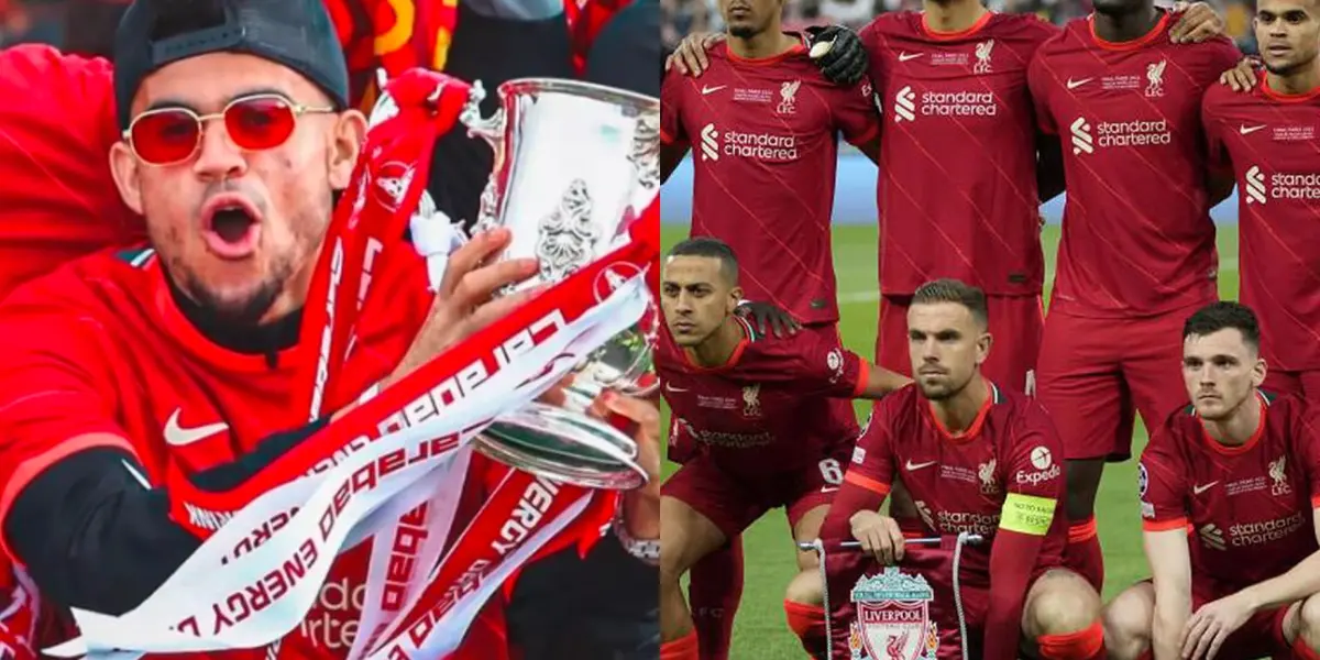 El colombiano terminó su primera temporada con Liverpool y ganó dos títulos.