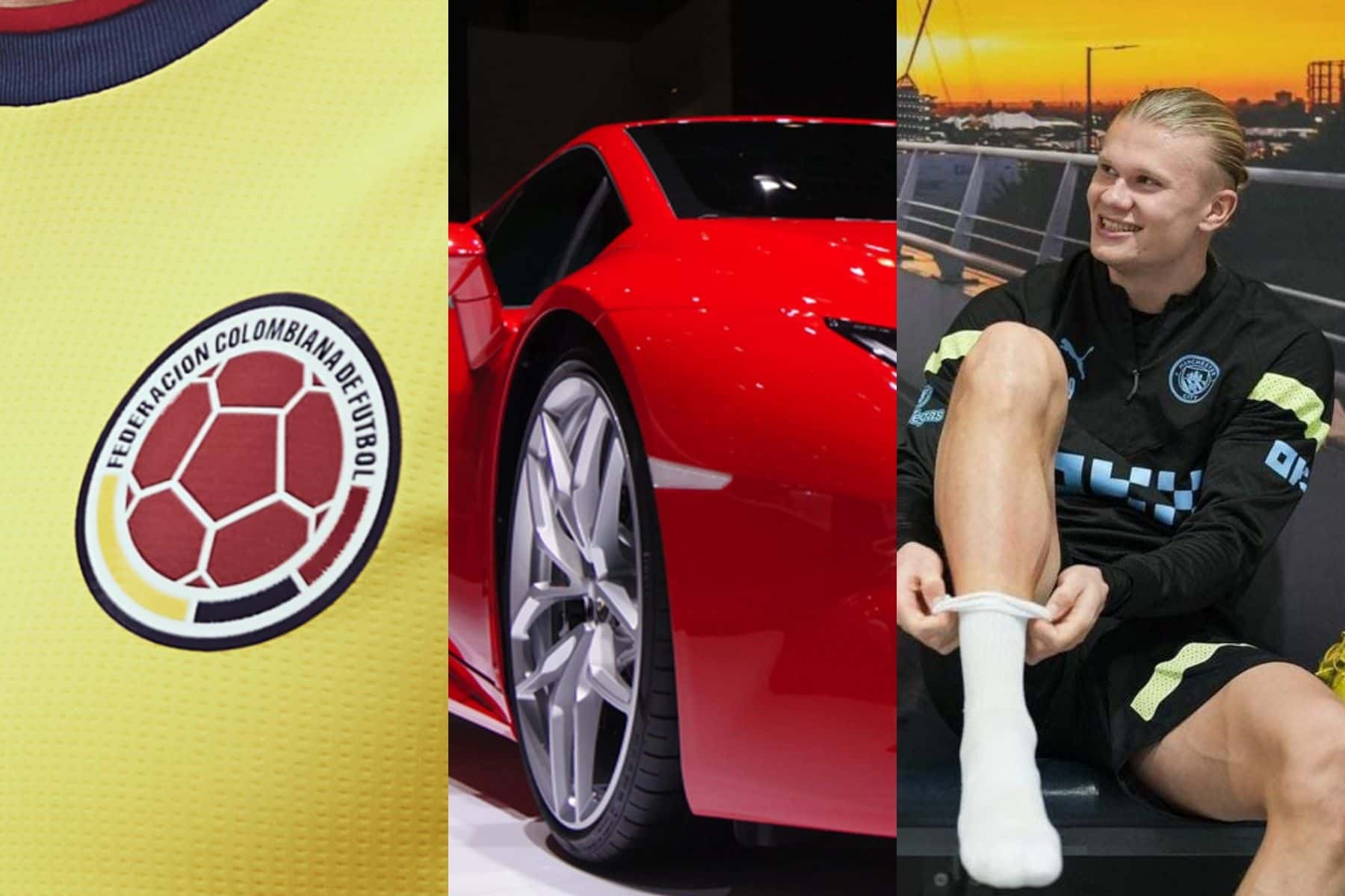 El colombiano tiene en su parqueadero uno de los autos de la marca que usa la estrella del Manchester City, Erling Haaland.