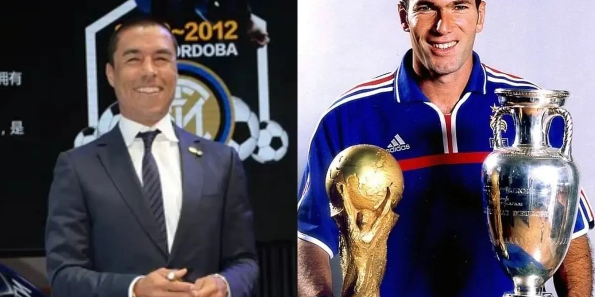 El colombiano tiene un negocio en la misma rama que el astro francés Zinedine Zidane. 