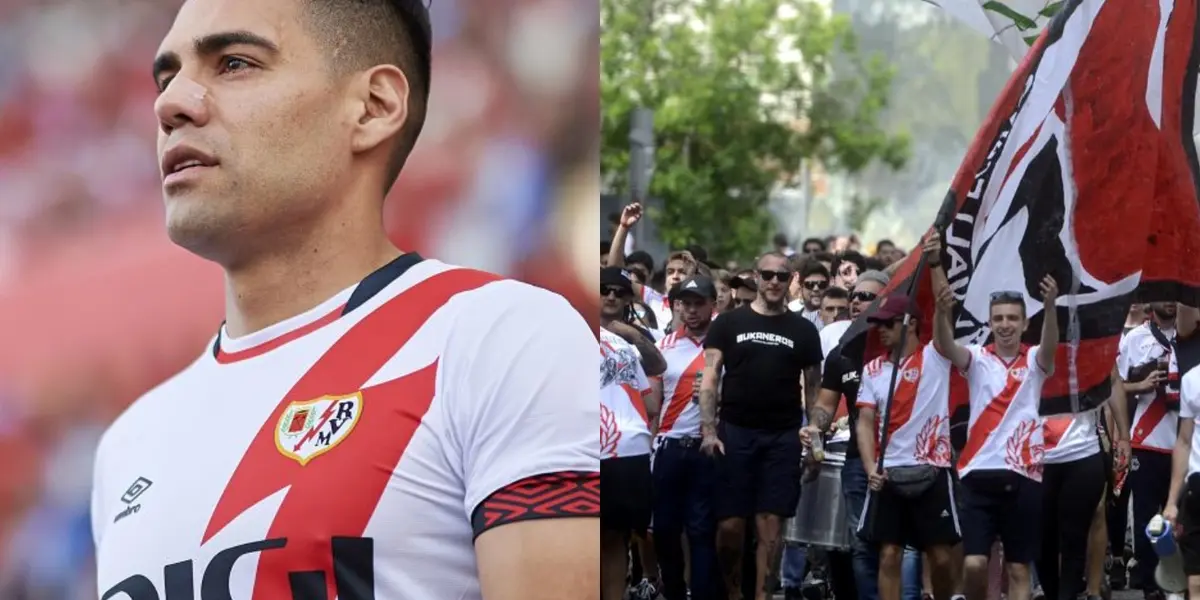 El colombiano tuvo un gesto tanto con Rayo Vallecano como con los hinchas españoles quienes han mostrado su respeto y admiración con el tigre.