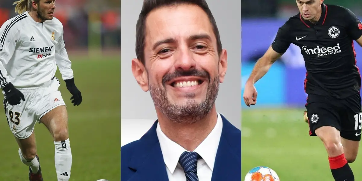 El colombiano tuvo una asistencia a lo David Beckham en la Europa League.