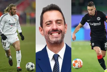 El colombiano tuvo una asistencia a lo David Beckham en la Europa League.