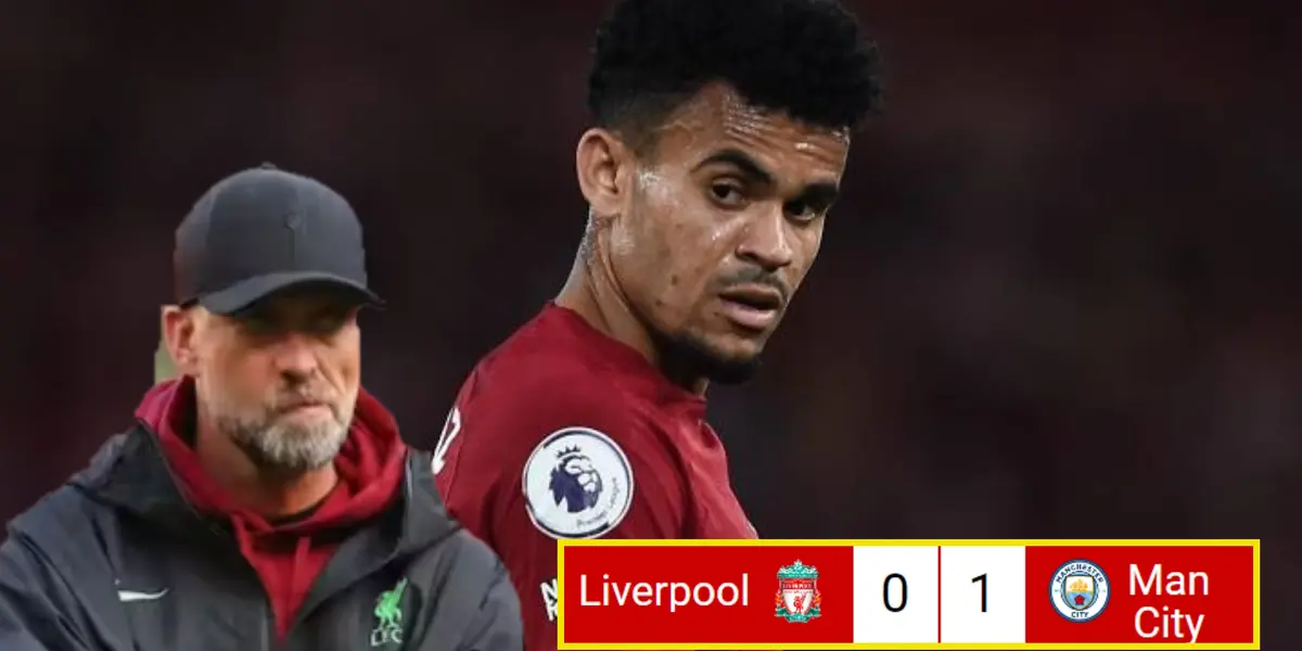 El colombiano tuvo una clara opción para anotar con Liverpool (Foto tomada de One Football, redes Liverpool y Vanguardia)