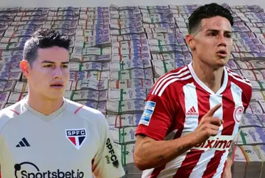El colombiano tuvo una significante disminución salario al pasar de Olympiacos a Sao Paulo de Brasil