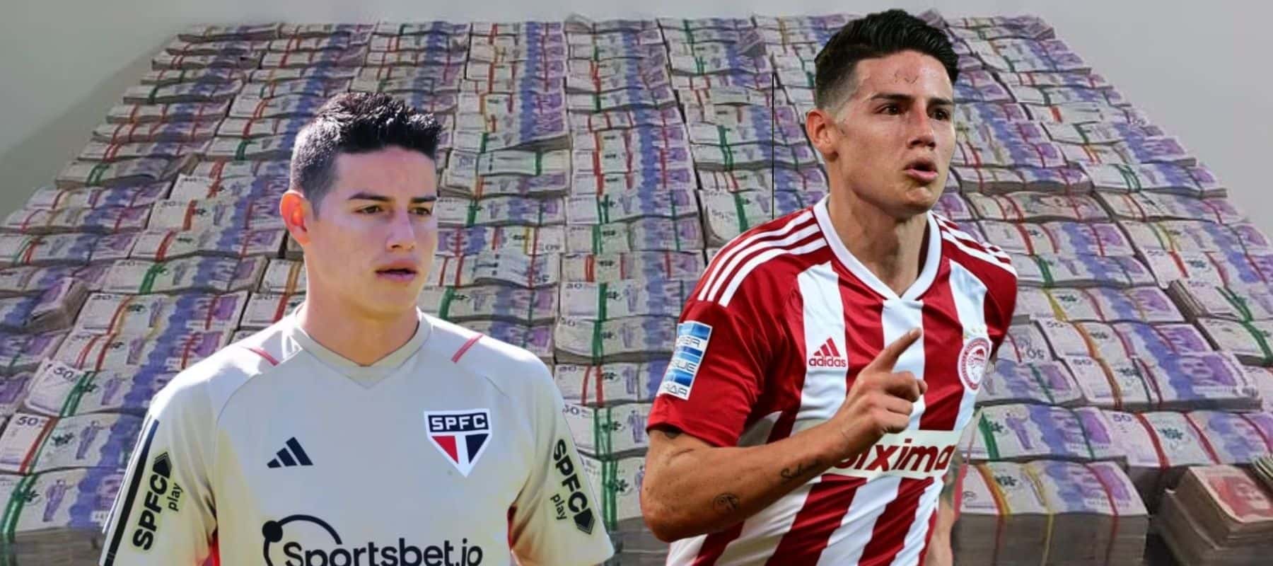 El colombiano tuvo una significante disminución salario al pasar de Olympiacos a Sao Paulo de Brasil