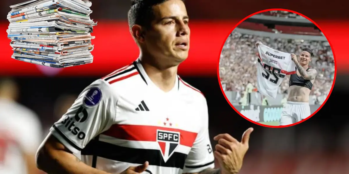 El colombiano volvió a jugar con Sao Paulo (Foto tomada de Vanguardia, One Football)